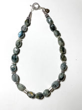 Load image into Gallery viewer, Labradorite Necklace &amp; Earrings Set
