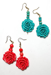 Rose Earrings