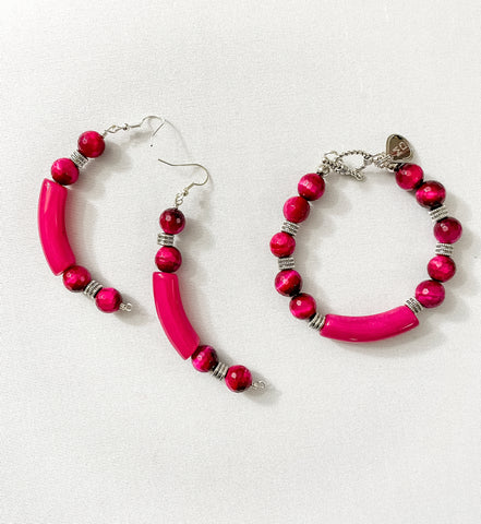 Haute Earrings and Bracelet Set