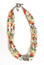 Load image into Gallery viewer, Coral Necklace &amp; Earrings Set
