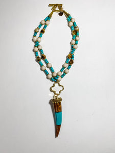 Yatcht Necklace & Earrings Set