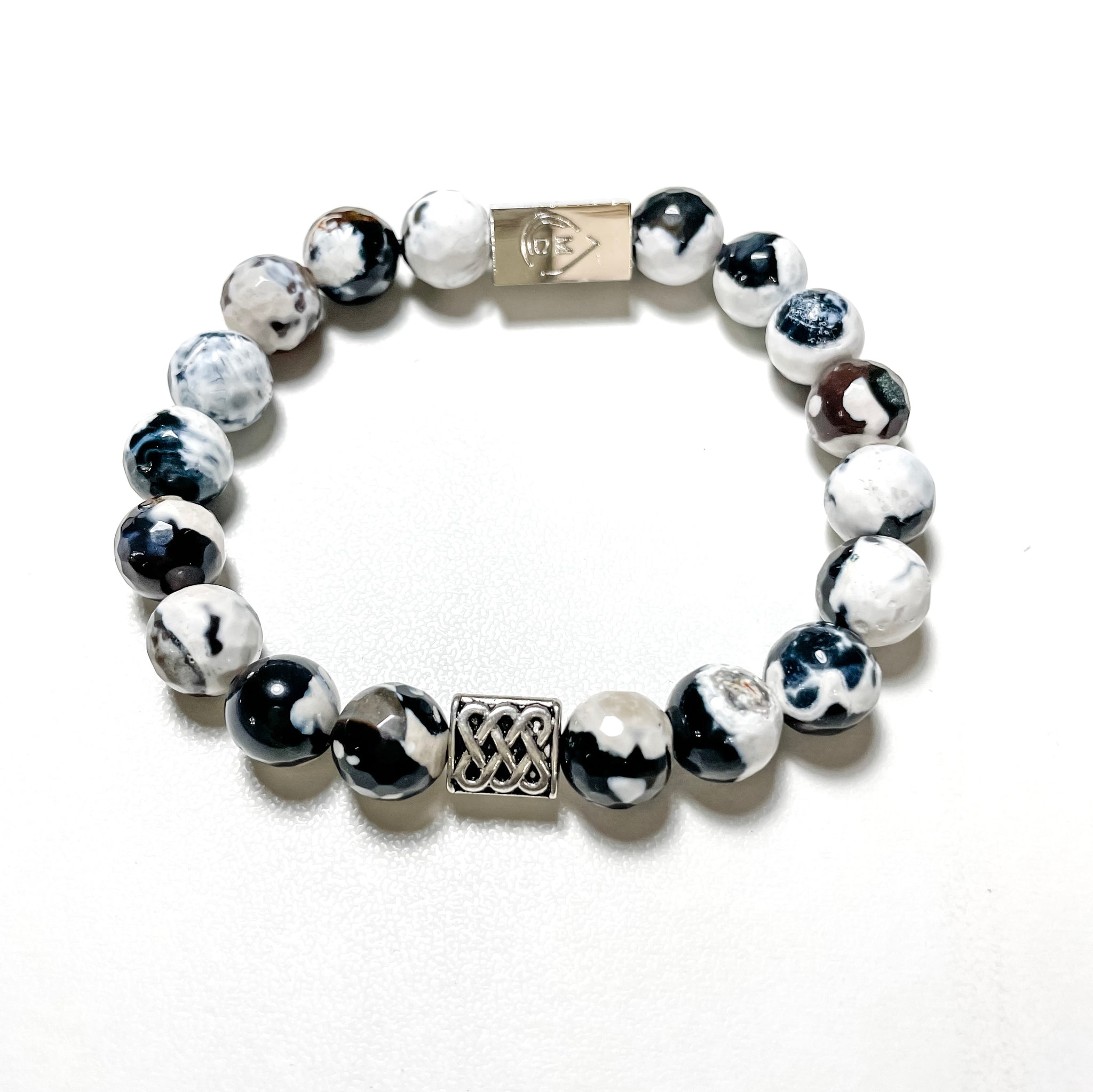 Painted Agate Bracelet