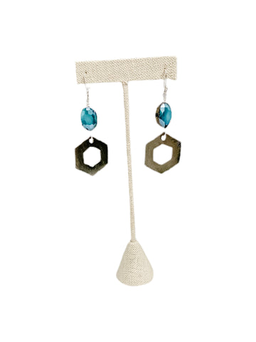 Teal Earrings