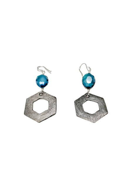 Teal Earrings