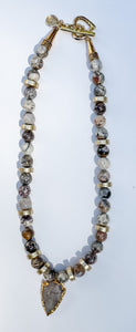 Warrior Necklace, Earrings, and Bracelet Set
